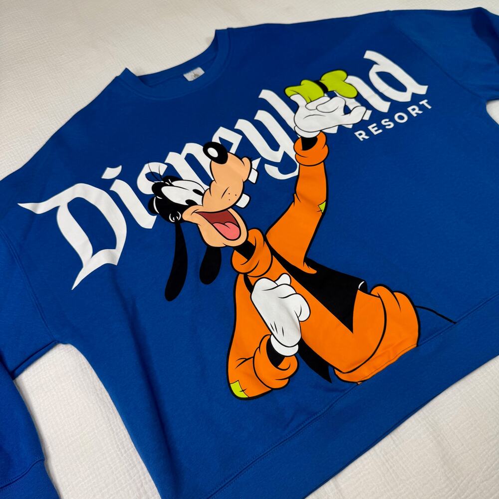 Disneyland Resort DLR Goofy Spirit Jersey Pullover Women's XL Bright Blue Royal - Picture 4 of 16
